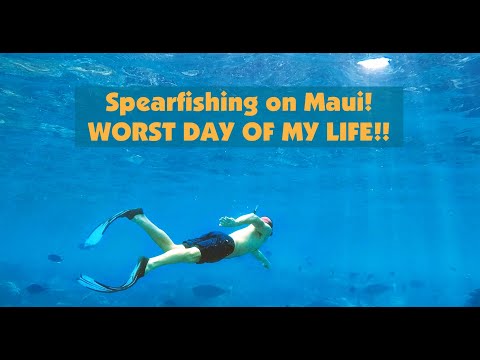 Spearfishing in Maui - Worst Day of My Life! (ALMOST DIED) | Salty101 Fishing