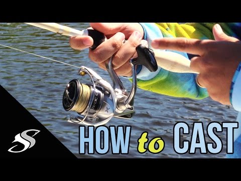 How to Cast a Spinning Reel/Rod - For Beginners
