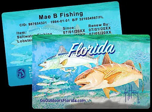 Florida saltwater fishing license.