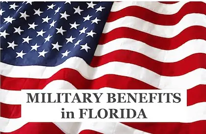 Military benefits in Florida for fishing and hunting.