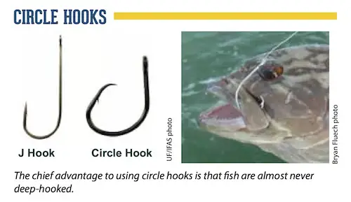 Why use circle hooks and what is the difference between them and inline j-hooks?