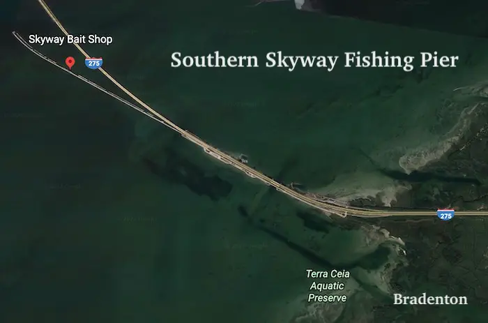 South Sunshine Skyway Fishing Pier near Bradenton (Manatee County)