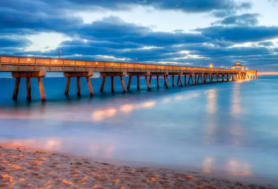 Fishing, surfing, sun bathing, and a social outlet is what's happening at the Deerfield Beach International Fishing PIer.