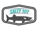 Big fish on Salty101 logo.